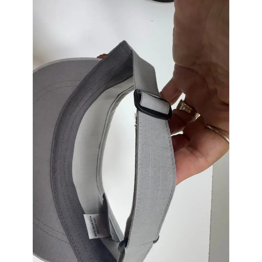 Fishpond Fly Fishing Co Visor Adjustable Gray Outdoors Gorpcore Dad Core Cotton